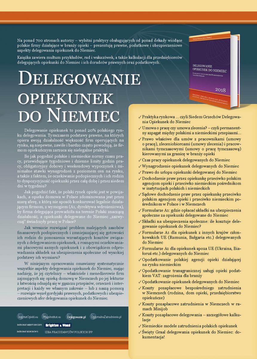 Delegowanie opiekunek